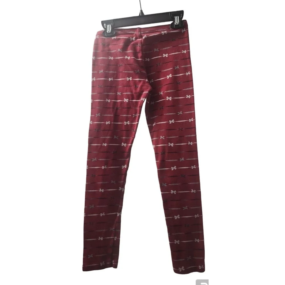 Gymboree Girls Leggings‎ Bow Print Casual Comfy Pants Size 9